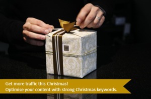 on-page optimisation with christmas keywords