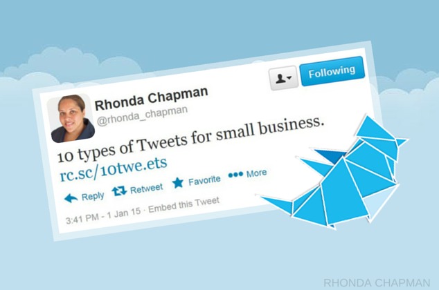 types of tweets for small business